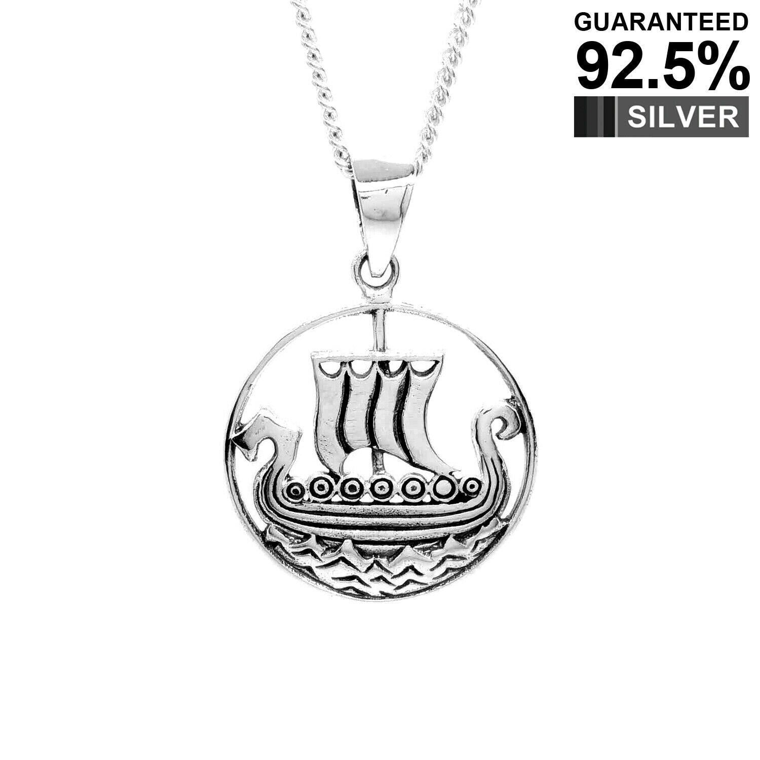 Sterling silver viking on sale necklace