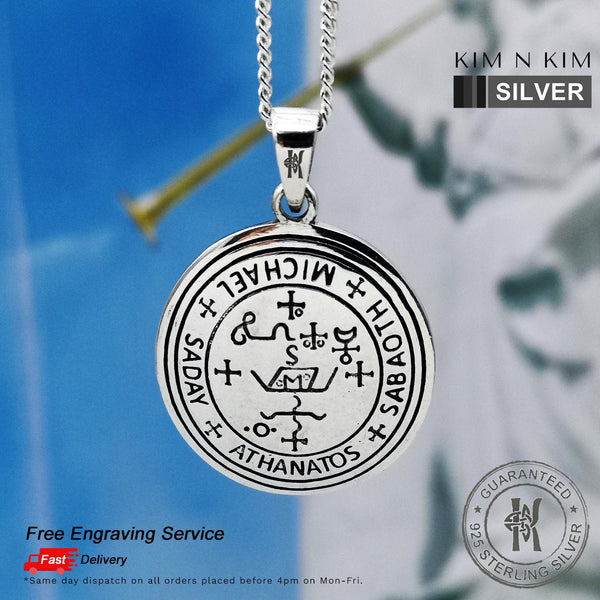 925 Sterling Silver Sigil of the Archangel Michael Pendant