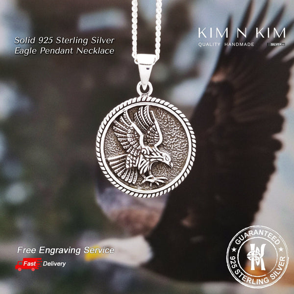 925 Sterling Silver Eagle Pendant